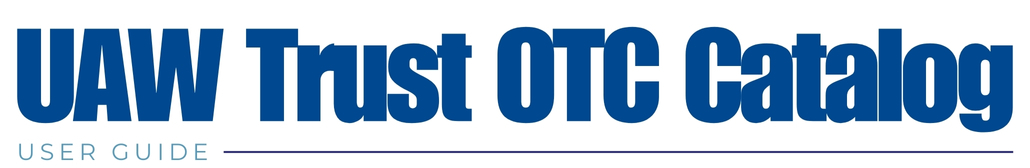 UAW Trust OTC Catalog 2026